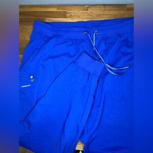 Healing Hands Purple Label Toby Jogger Scrub Pants, Royal Blue Size 2XL